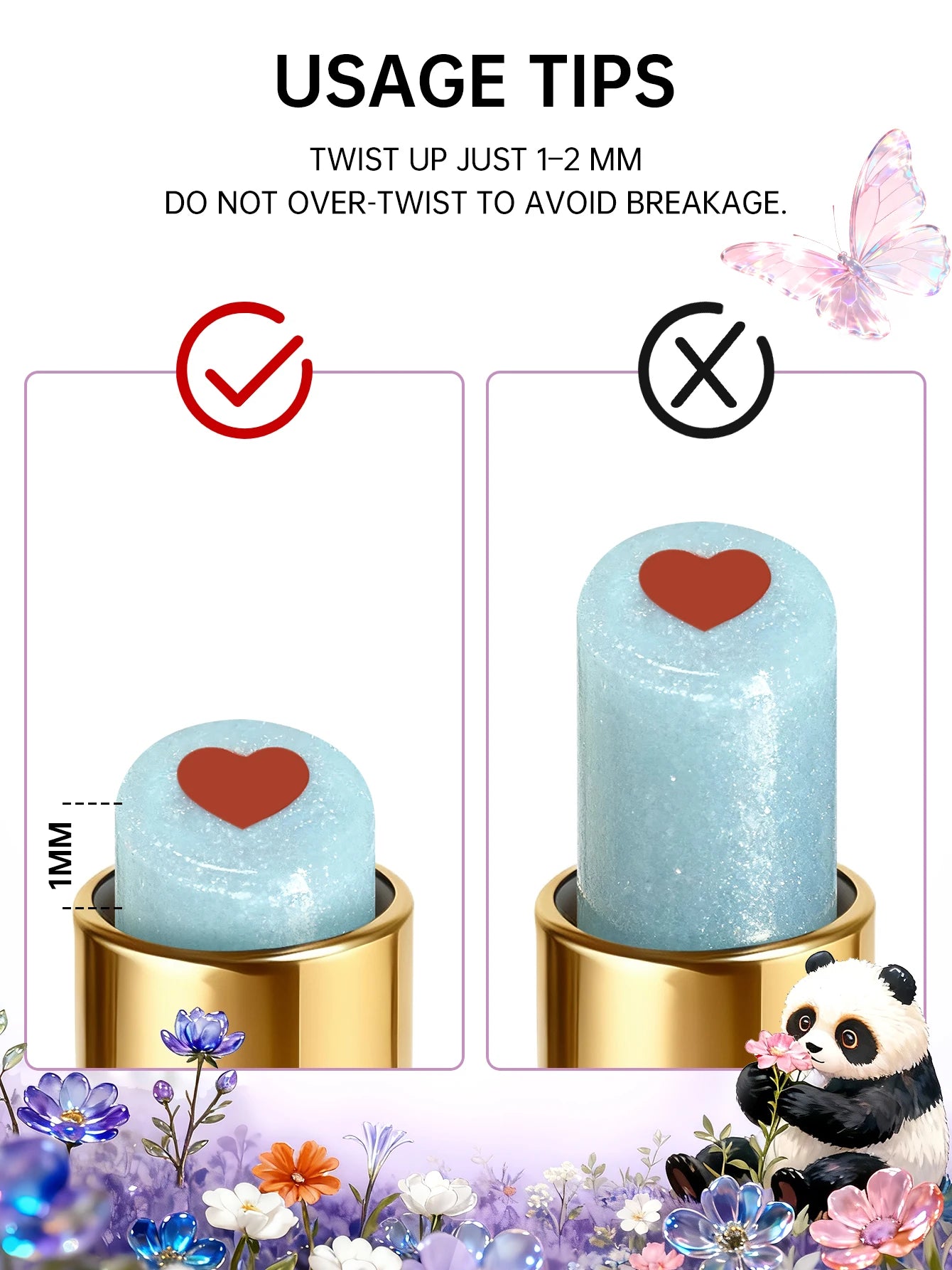 Tinted Lip Balm Jelly Gloss - Moisturizing Lip Treatment | Tidesmit Lip Care Tidesmit