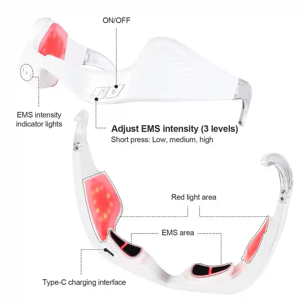 Electric Eye Massager with Heat Therapy - Rechargeable Muscle Relief Eye Massage Instrument Tidesmit