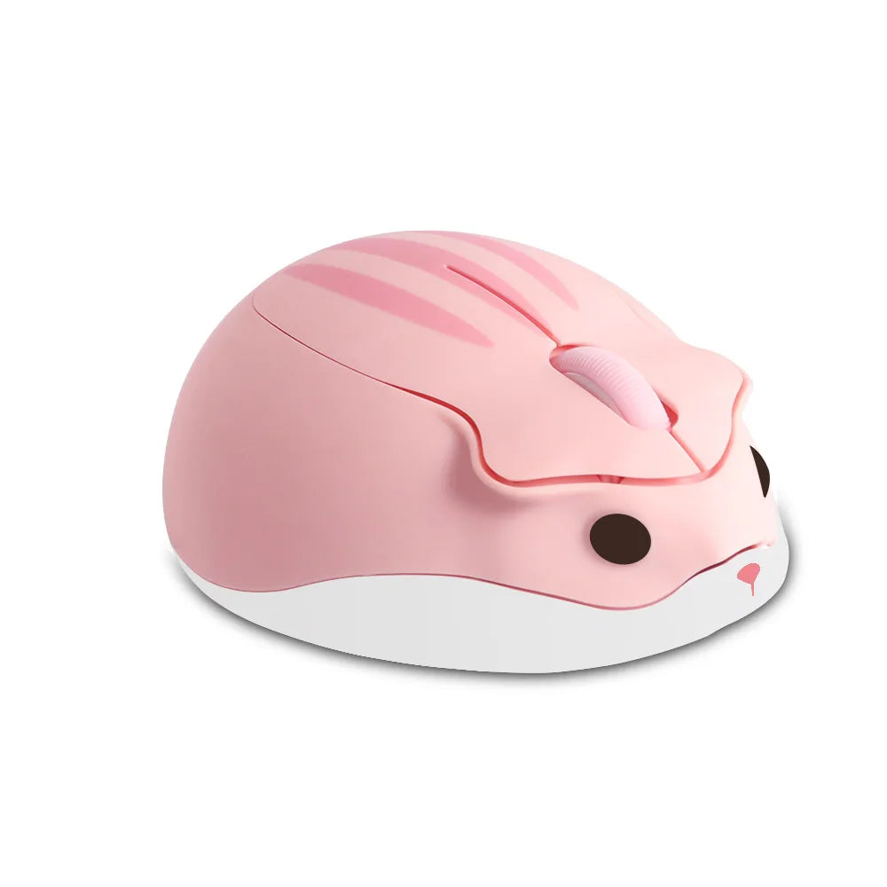 Mini Wireless Mouse 3D Cute Hamster 2.4G Bluetooth Dual Mode Connectivity Long Battery Life Mute USB Optical Mouse For Laptop PC