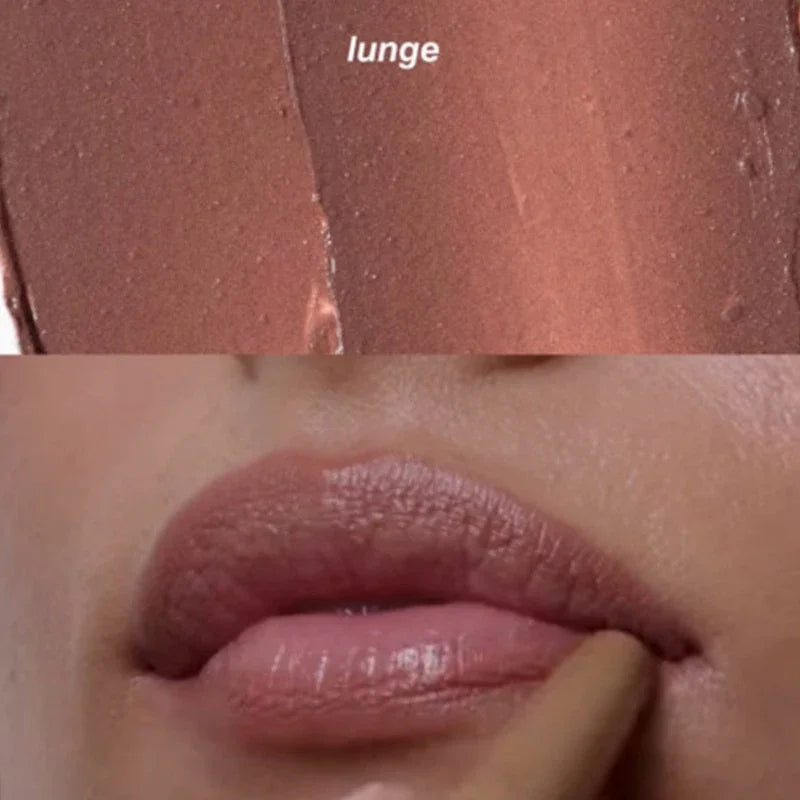 Rhode Skin Peptide Lip Shape Pen in Lunge, a creamy, long-lasting nude lip liner and tinted makeup pencil.