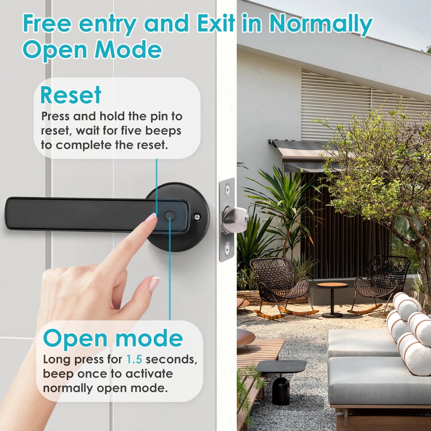 Tuya Smart Bluetooth Door Lock Biometric Electronic Lock Home Kit Smart Home Automation Home Protection Smart Life Control