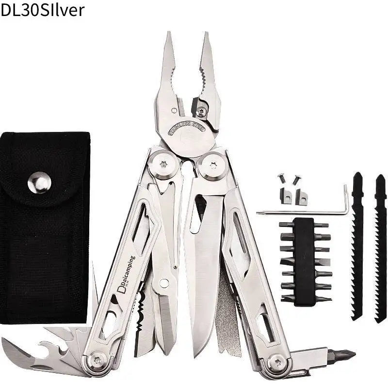 Daicamping DL30 DL301 DL7 Outdoor Camping EDC Plier Set Multifunctional Multitools Hand Multi Tool Folding Multi-tool Kit