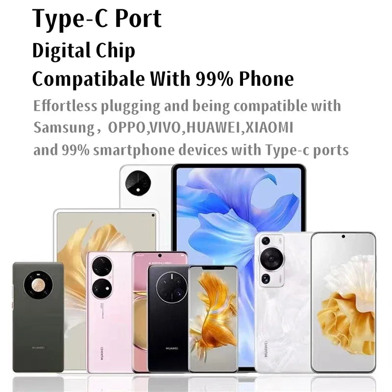 Type C Wired Earphones For in-ear iPhone 17 16 15 Max Xiaomi 14 13 12 11 Pro 3.5mm Headphone Headset Huawei Samsung Phone Tablet Tidesmit