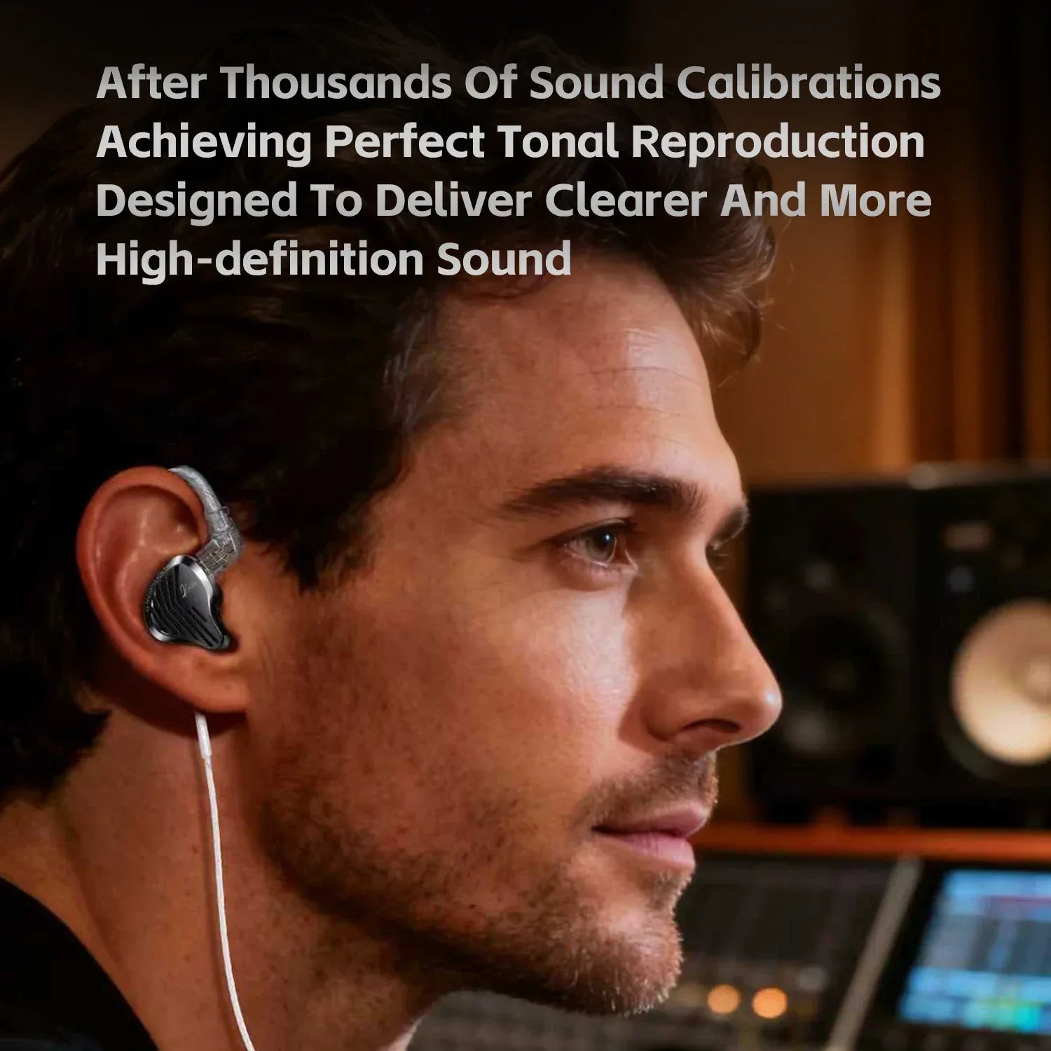 GK KUNTEN Dynamic Drive Headphones HIFI Heavy Bass Earbuds Sports Metal Headphones Detachable Headphones 2PIN KZ Zenith EDX Tidesmit