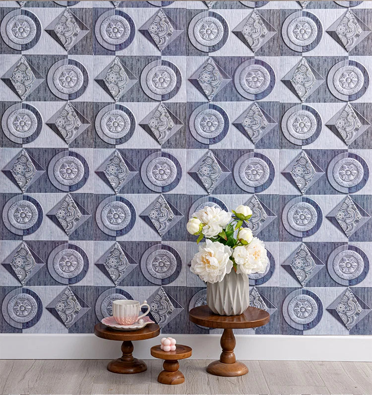 10/20Pcs Peel and Stick Tile Backsplash Thicker Design Marble Tiles 12"X12" Stick on Backsplash Self Adhesive Tiles for Any Room