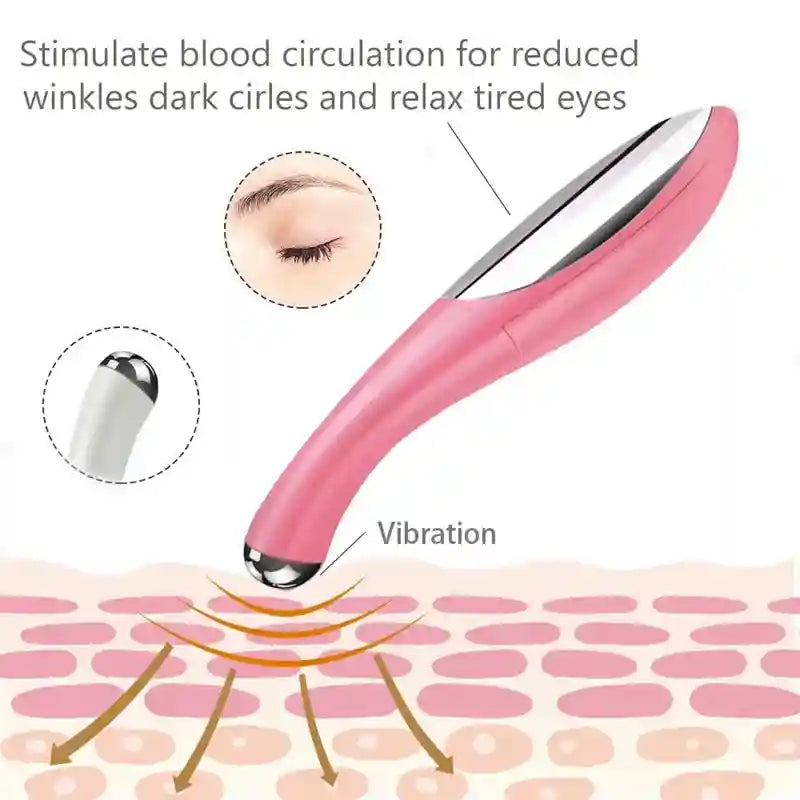 Eye Massage Instrument for Dark Circles and Puffiness - Rechargeable Eye Massage Instrument Tidesmit