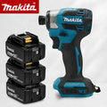 Makita DTD173 18V LXT Cordless Impact Driver Brushless Electric Drill Screwdriver Wood/Bolt T1/T2-Mode Twin LED Light 180 N·m+Makita DTD173 18V Cordless Impact Driver LXT BL Brushless Motor Electric Drill Wood/Bolt/T-Mode 18