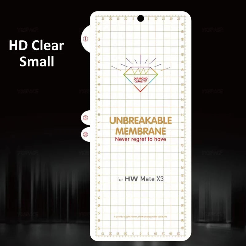 inner Front Back Clear HD Soft Hydrogel Protective Film For Huawei Mate Frosted Screen Protector AE Clear Front Film Tidesmit