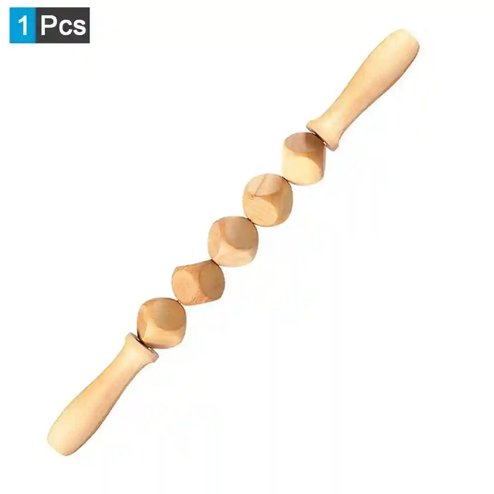 Wood Therapy Massage Roller - Professional Anti Cellulite Guasha Tool Massage Roller 1Pcs 2 Tidesmit