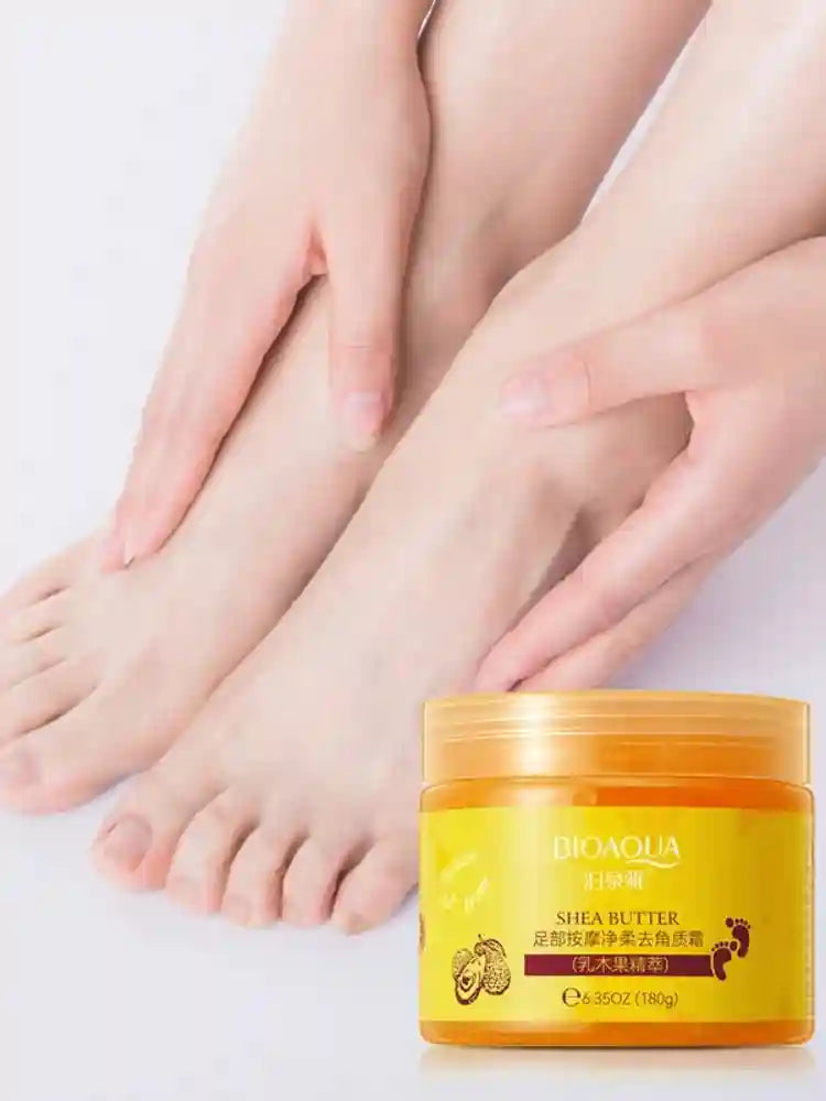 Foot Massage Exfoliating Cream - 180g Smoothing Orange Scrub Treatment Scrubs Treatments Tidesmit