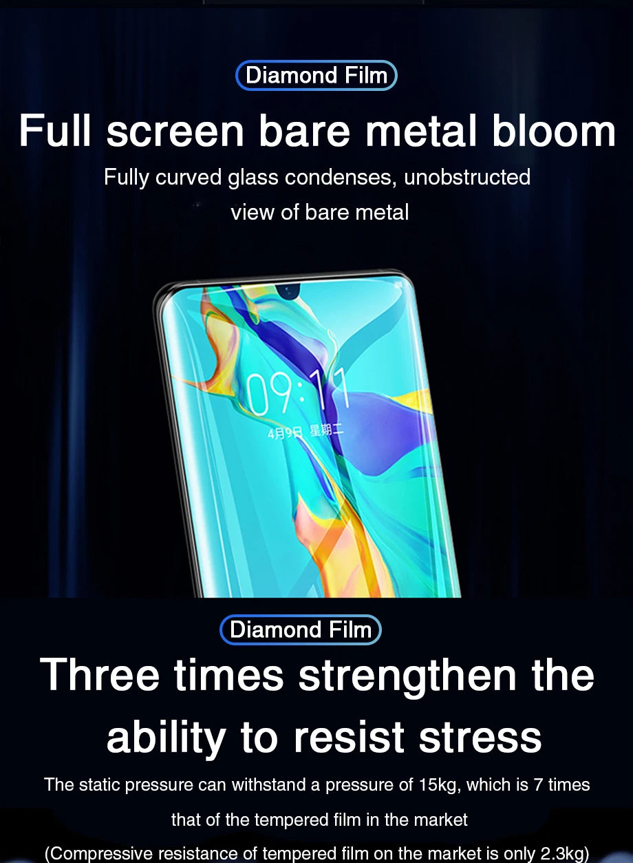 3D Curved Tempered Glass On The Screen Protector For Huawei P30 Pro P40 P20 Lite Tempered Glass For Huawei Mate 20 Pro 30 Lite AE Tidesmit