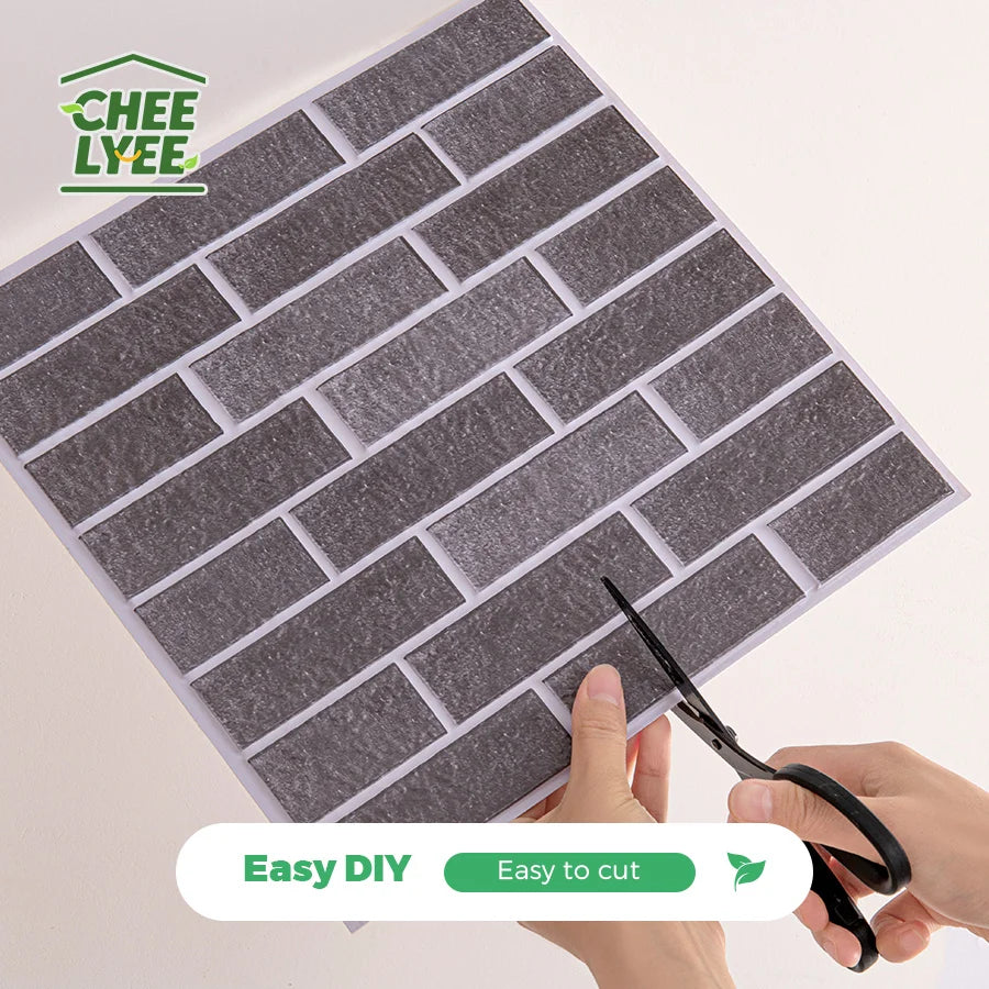 10/20Pcs Peel and Stick Tile Backsplash Thicker Design Marble Tiles 12"X12" Stick on Backsplash Self Adhesive Tiles for Any Room