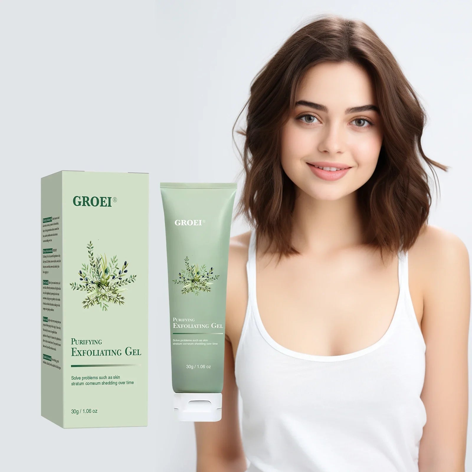Face Exfoliating Gel | Deep Pore Cleansing & Oil Control by Tidesmit Scrubs Treatments Tidesmit