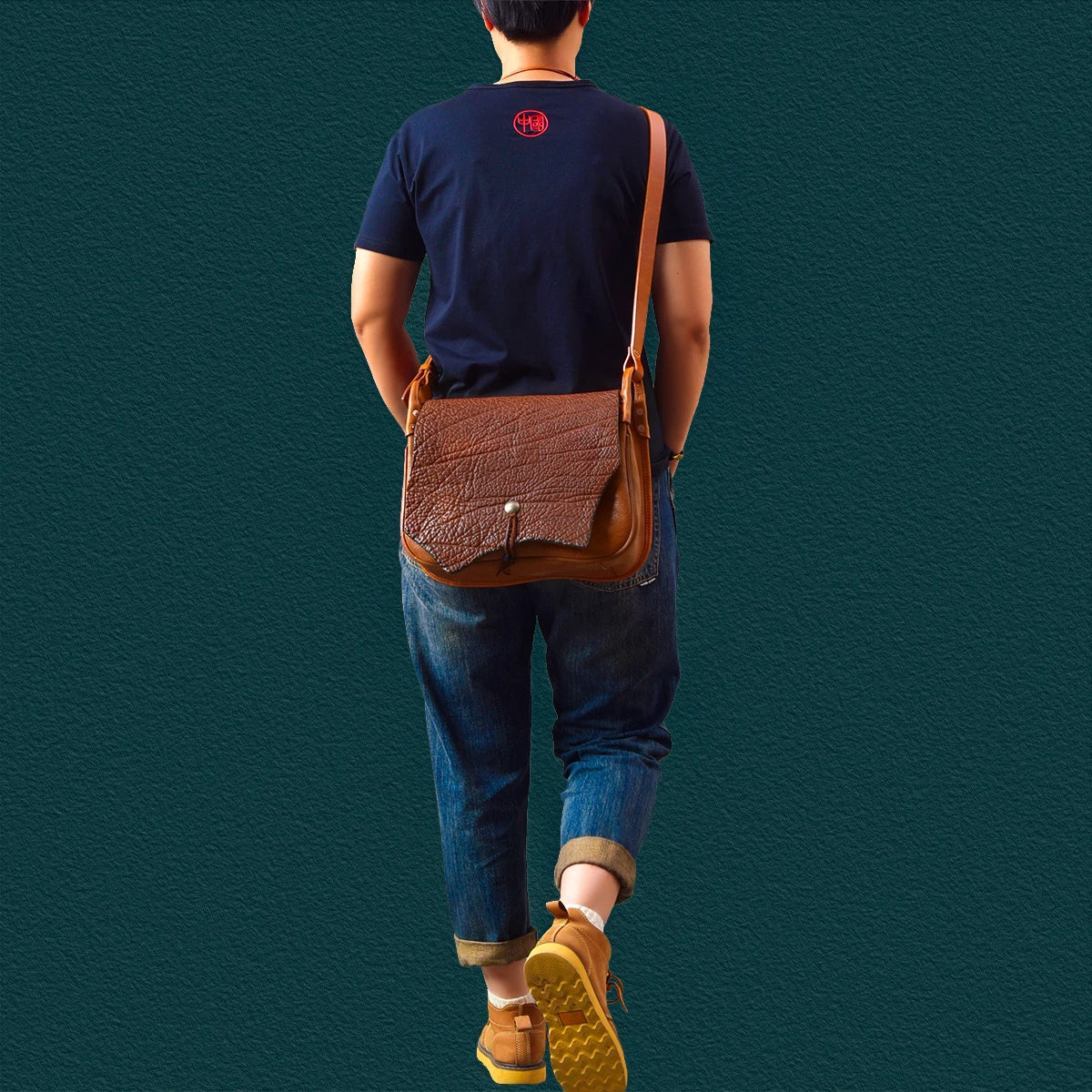outdoor casual travel luxury first layer cowhide messenger bag vintage designer handmade brand genuine leather shoulder bag