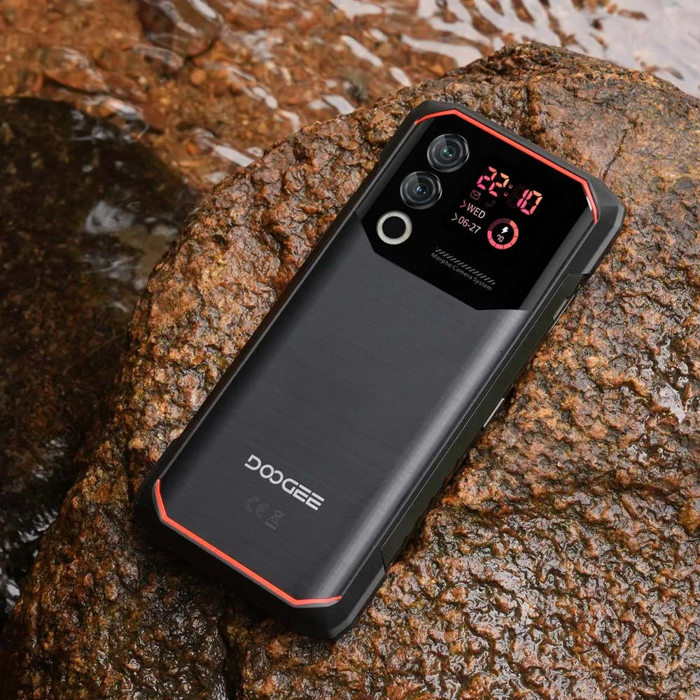 DOOGEE Blade10 Max Rugged Phone 6.56" 90Hz IPS Display 8GB 256GB 1.54" Rear Display 50MP AI Main Camera 10300mAh Battery Phone