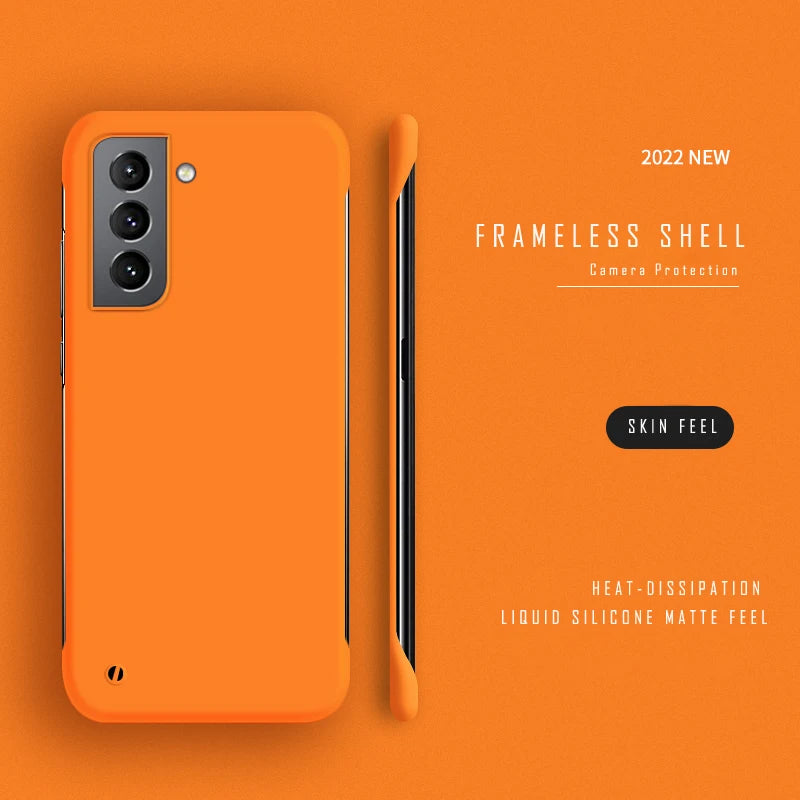 Samsung Galaxy S23 Slim Hard Frameless Case - Matte Shock-Absorbing Cover Tidesmit