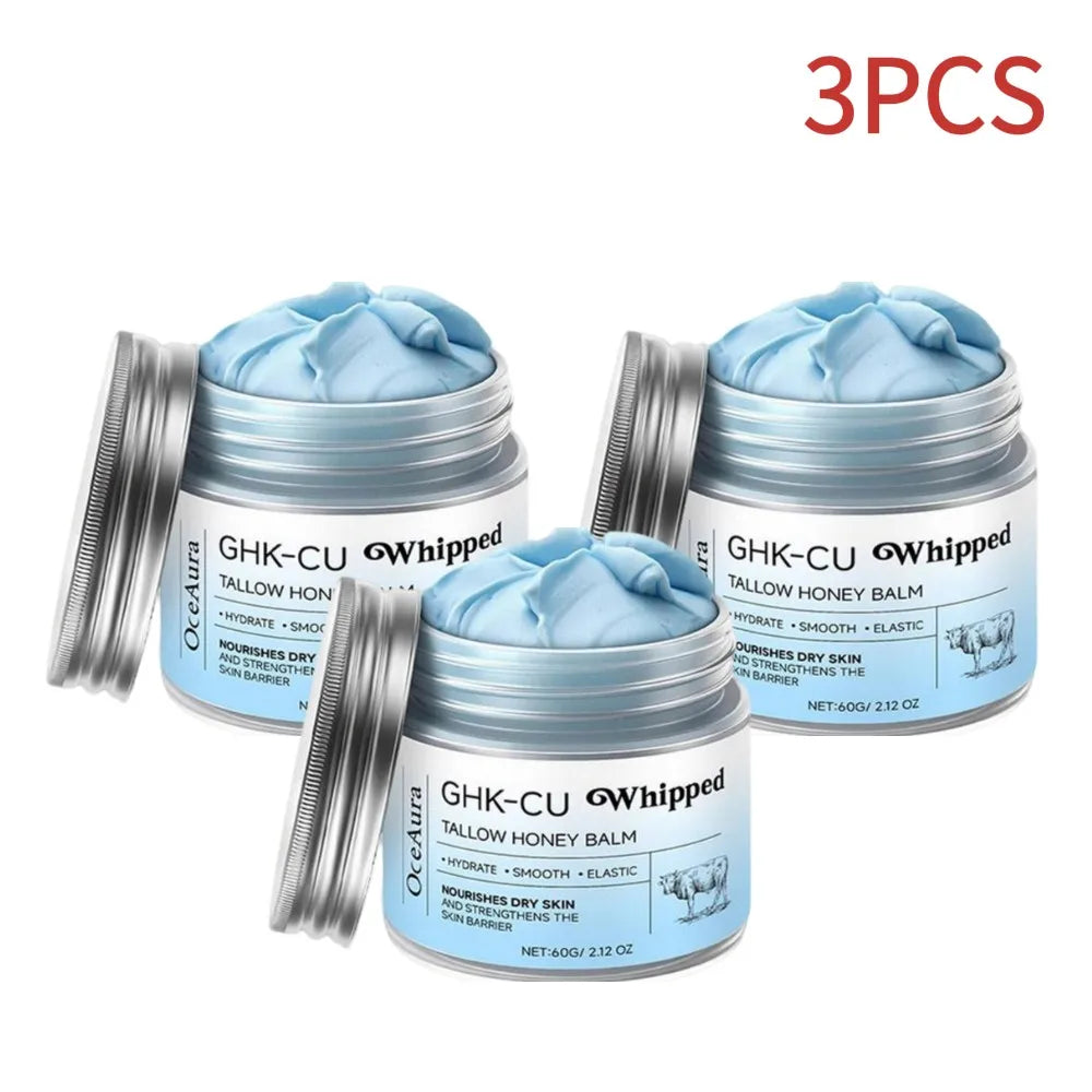 Copper Peptides GHK-Cu Beef Tallow Cream For Daily Care Not Greasy Deep Moisturizing Smoothing Skin Repair Skin Barrier Skincare