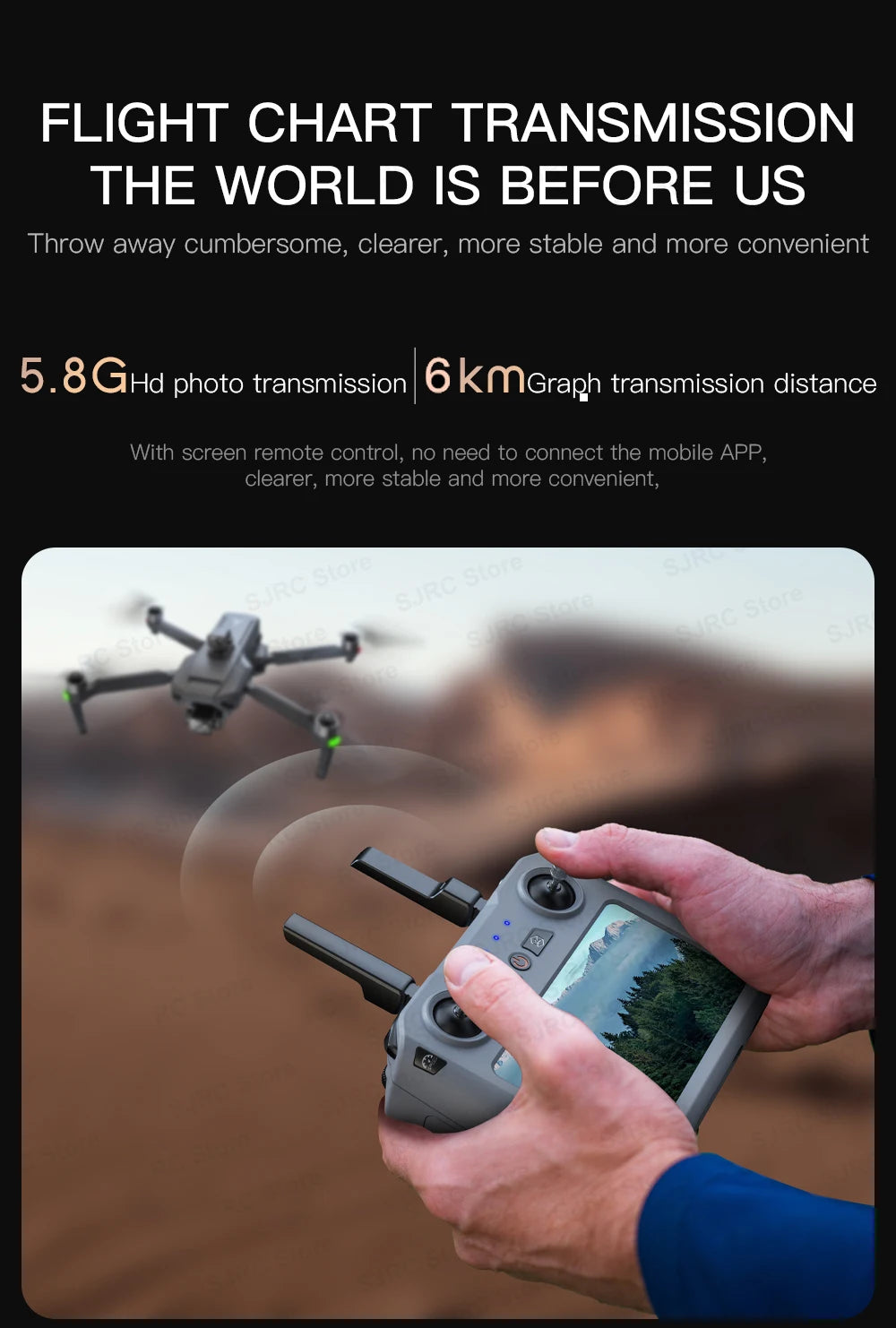 4K GPS Drone with Obstacle Avoidance - Foldable Quadcopter SG909 MAX Tidesmit
