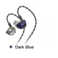 BGVP DMA Hybrid IEM Earphones | 1DD+2BA+2BCD Hi-Res Wired Audio | Tidesmit DMA blue Tidesmit