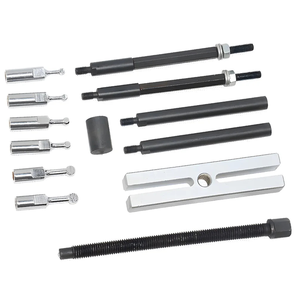 Podofo 13Pcs Bearing Puller Removal Tool Set Internal Blind Hole Bearing Extractor Kit Carbon Steel Auto Wheel Hub Puller For Car Truck Motorcycle Repair Garage Mechanic