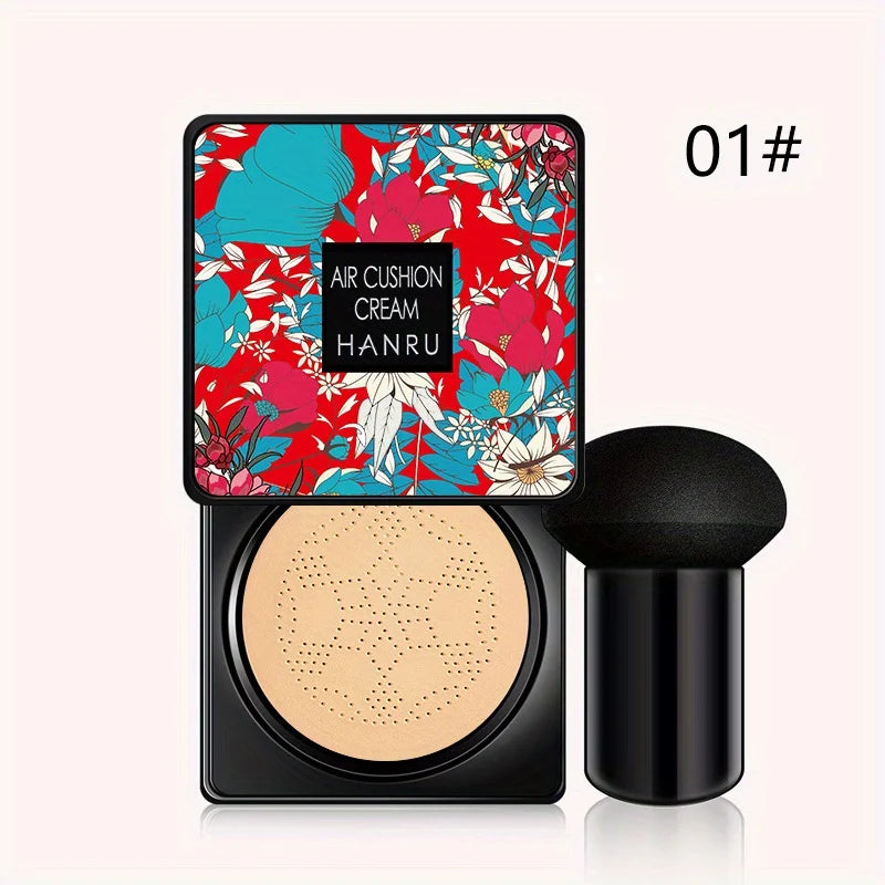 Tidesmit Mushroom Air Cushion BB cream concealer texture close-up for moisturizing face makeup coverage