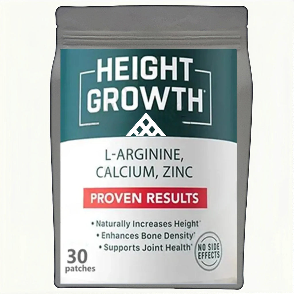 Hot sale Calcium, Vitamin D3 & Zinc Patch: Promotes Bone Growth, Natural Height Increase, Boosts Bone Strength for Kids & Teens