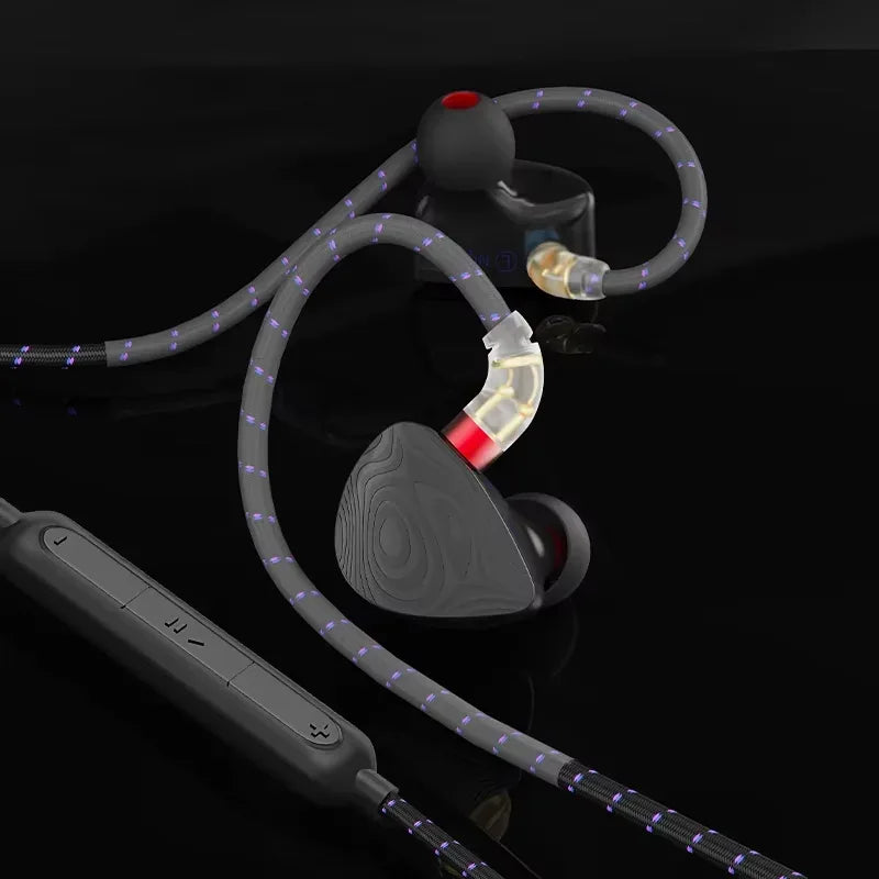 3DD Triple Driver Wired In-Ear Monitors by Tidesmit new Nightelf withmic Tidesmit