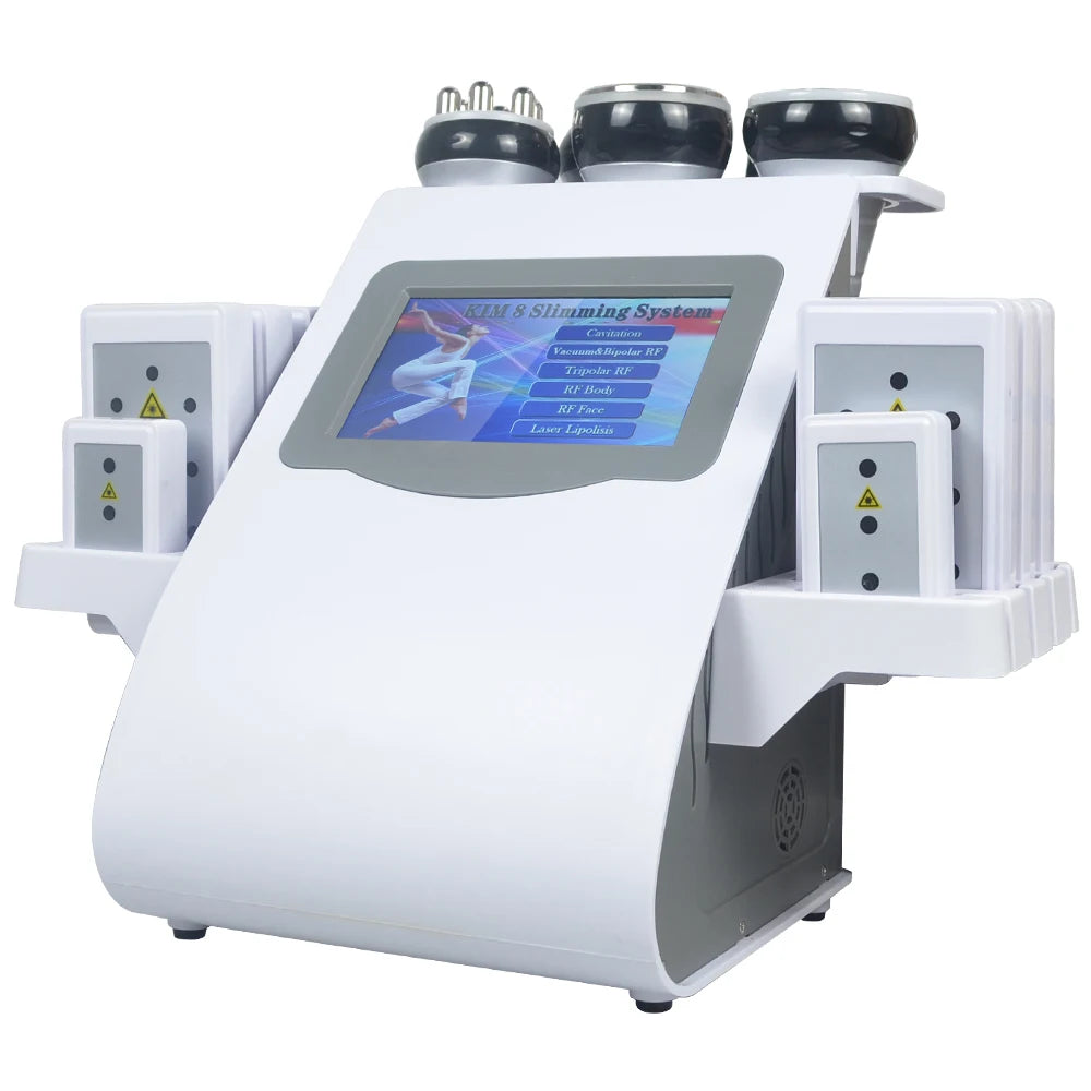 40K Ultrasonic Cavitation Slimming Machine - Ivory Portable Device Body Shaping Massage Equipment Tidesmit