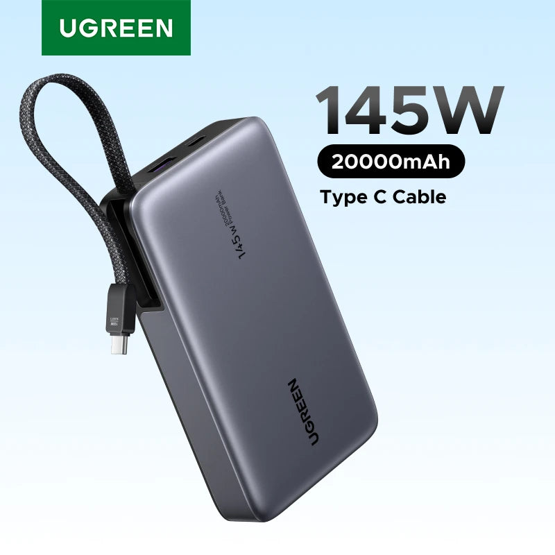145W Fast Charging Power Bank 20000mAh - High Capacity PD Charger Tidesmit