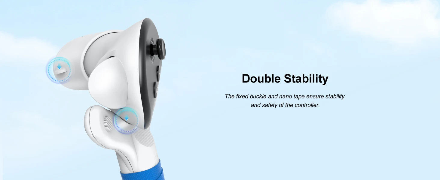 Meta Quest 3 Table Tennis Paddle Grip Handle Adapter - Ergonomic Design Tidesmit