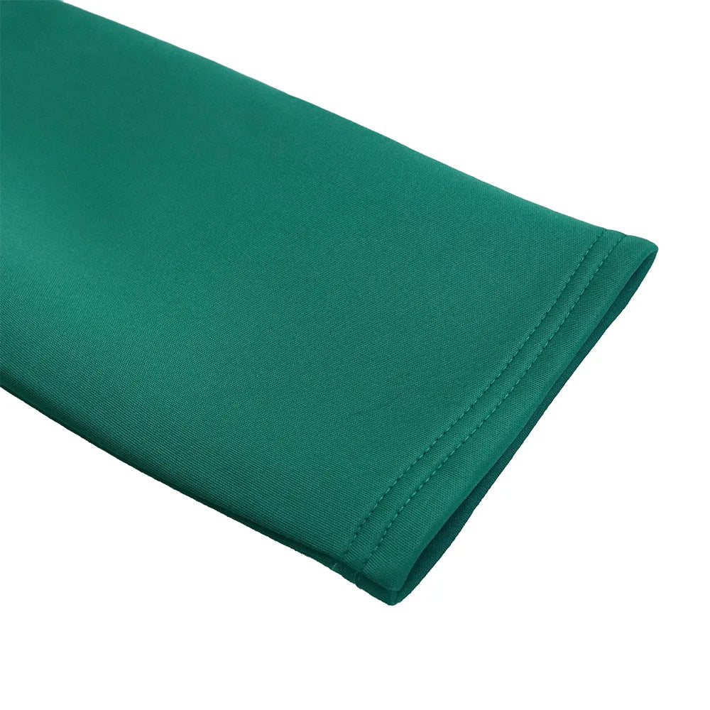 Elegant Pure Color Maxi Dress Evening Gown A- Line Skirt Polyester Fabric round Neck Short Sleeve High Waist Midi Dress