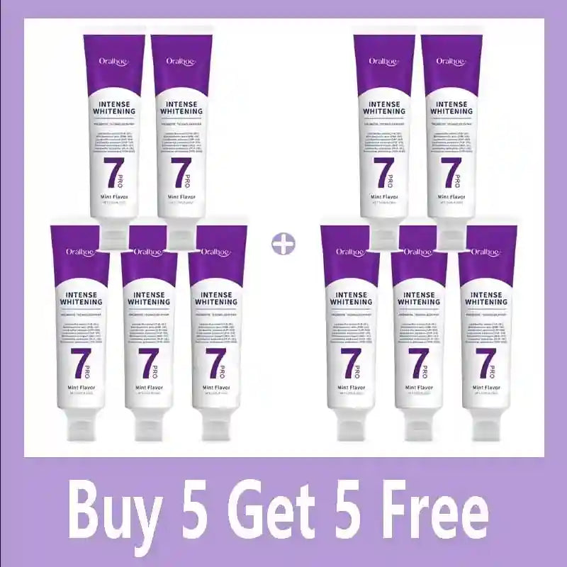 Tidesmit 7D Probiotic Advanced Whitening Toothpaste tube for deep cleaning and brighter smile with mint flavor