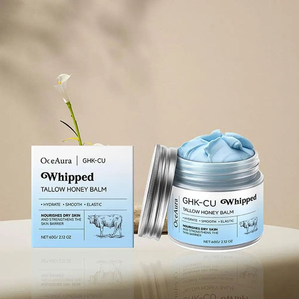 Copper Peptides GHK-Cu Beef Tallow Cream Blue Balm Manuka Honey Deep Moisturizing Nourishing Repair Barrier for All Skin Types