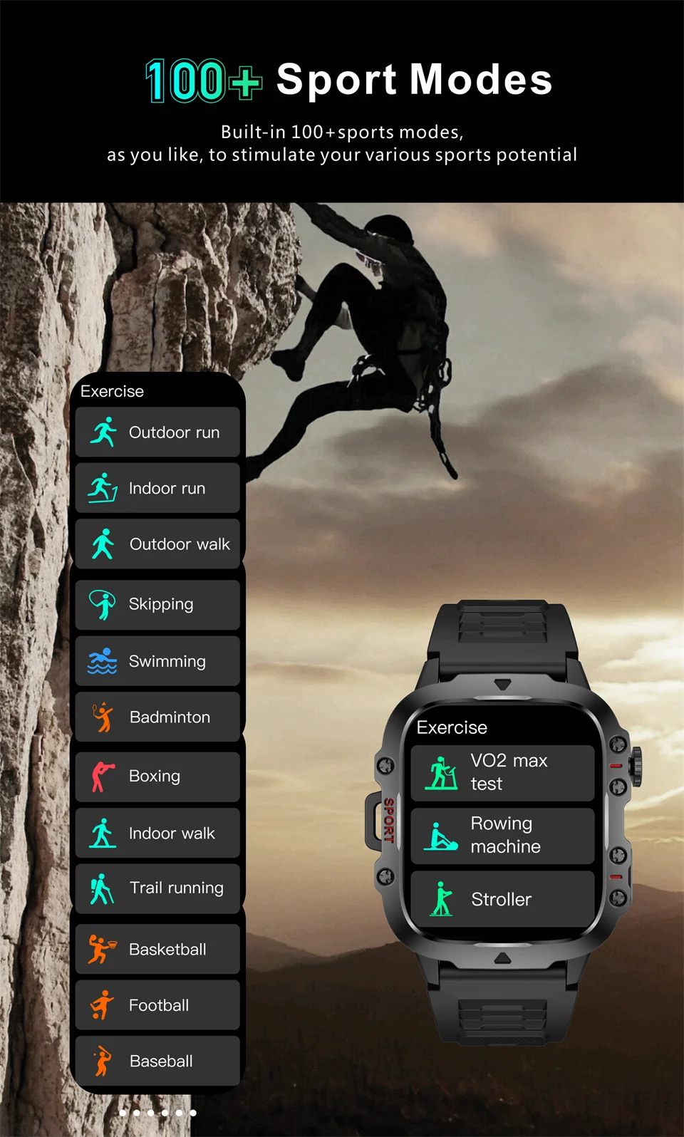 New Smart Watch For Men Women Bluetooth Call Heart Rate Sleep Monitoring 3ATM Waterproof Sport Smartwatch For Android IOS 2026
