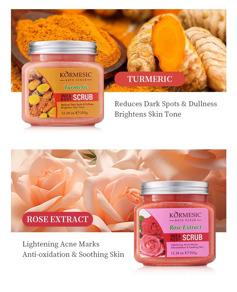 Body Scrub Exfoliating Cream | Natural Deep Cleansing Treatment Scrubs Treatments Tidesmit
