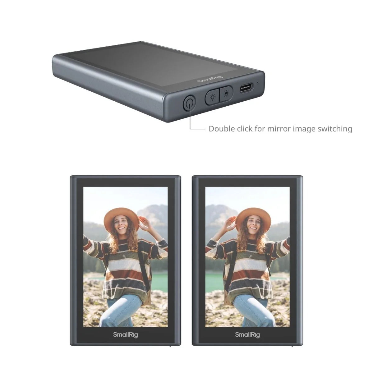 Magnetic Smartphone Selfie Monitor for Rear Camera Content - Kit 4851 Tidesmit