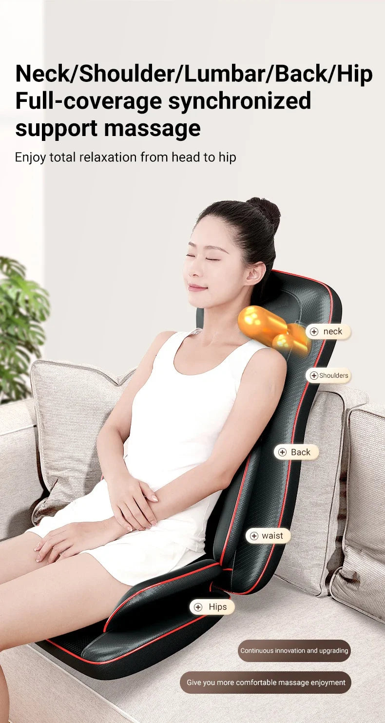 Tidesmit Electric Massage Chair for Neck and Back Pain Relief - 220V EU Massage Chairs Tidesmit