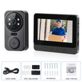 Podofo 4.3" Monitor Wireless Doorbell Camera Infrared Night Vision Door Ring Intercom Video Two-Way Audio Visual Doorbell Monit