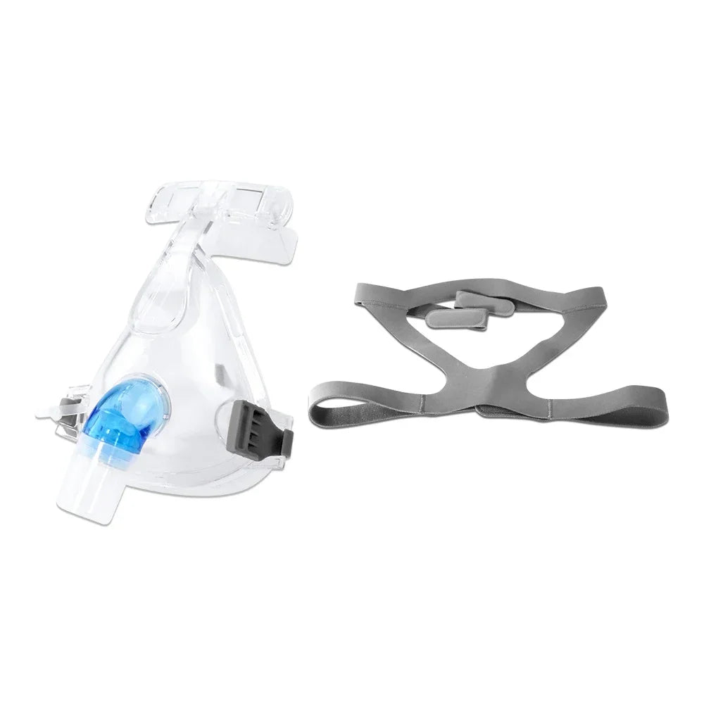 Comfortable CPAP Full Face Mask Adjustable Strap Respirator For Cushion Travel Anti Snoring Stopper Solution Tools Sleep Help