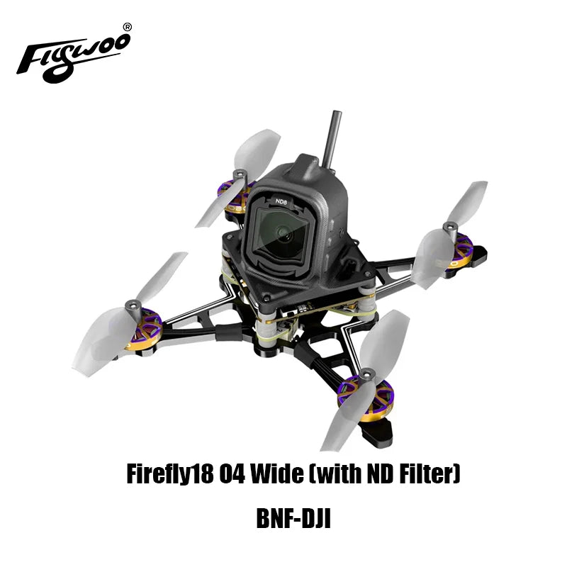 Tiny Whoop 1S O4 FPV Camera Drone with ELRS 2.4g System O4 Wide BNF-DJI Tidesmit