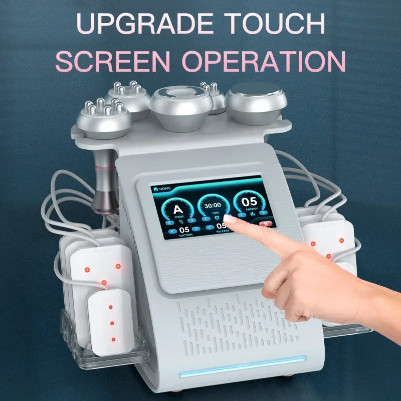 80K Ultrasonic Cavitation Machine: 6-in-1 Body Slimming Device Body Shaping Massage Equipment Tidesmit