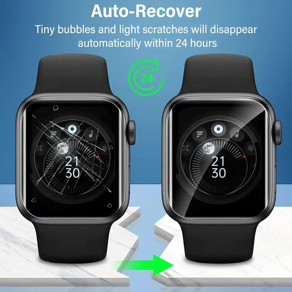 Apple Watch Screen Protector Hydrogel Film - 5 Pack Anti-Scratch Shield Tidesmit