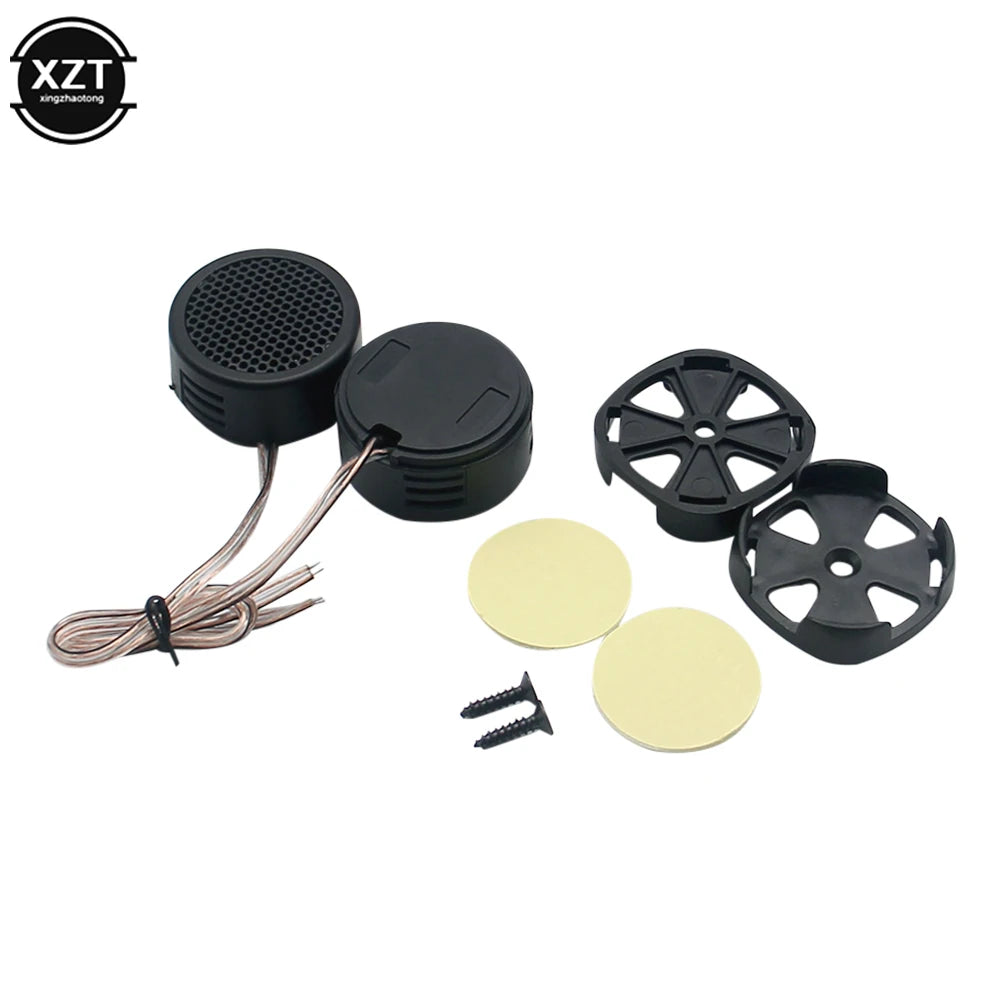 High Quality 1pair Universal High Efficiency Mini Dome Tweeter Loudspeaker 2x 500W Loud Speaker Super Power Audio Sound for car