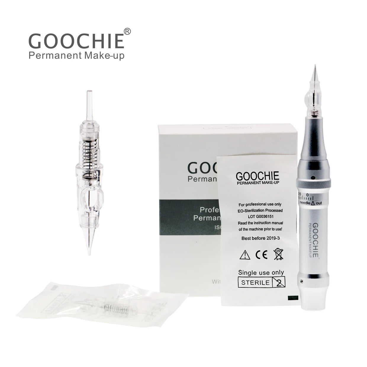 PMU Machine for Microblading & Ombre Brows - Professional Gold Device Permanent Makeup Machines Tidesmit