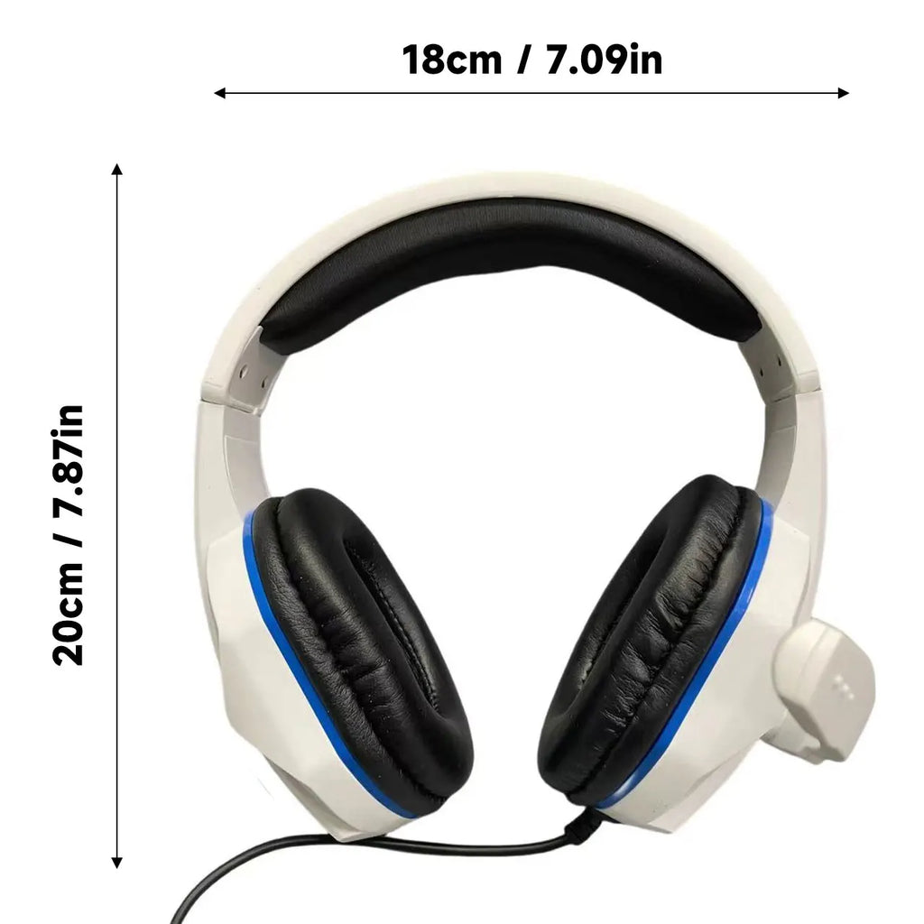 Wired Gaming Headphones with Noise-Cancelling Mic for PC and PS4 Tidesmit