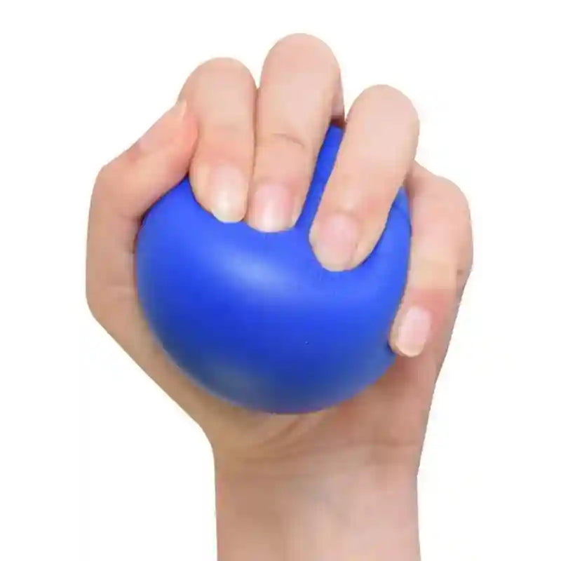 Hand Rehabilitation Ball - Finger Strength Trainer for Muscle Relief (Blue) Back Massage Instrument Tidesmit