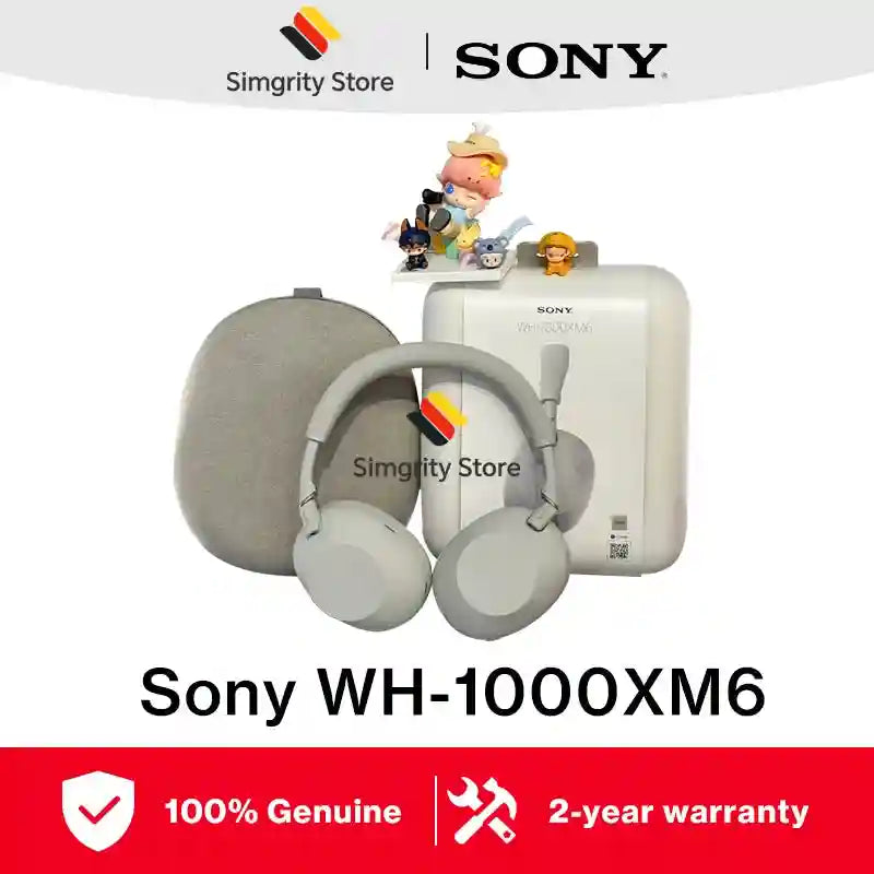 Sony WH-1000XM6 Over-Ear Wireless Headphones with Active Noise Cancellation Tidesmit