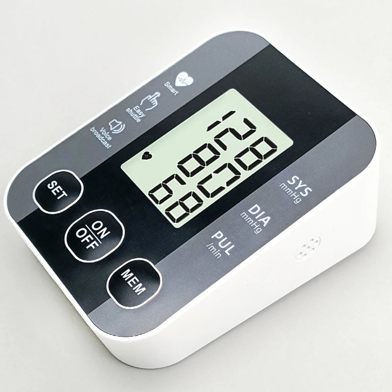 Automatic USB Wrist Blood Pressure Monitor Voice Tonometer Meter Digital Portable Health Care Sphygmomanometer Hematomanome