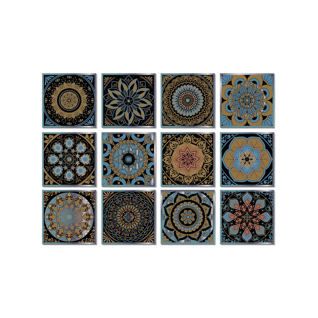 Classic Tile Self-adhesive Wallpaper, Waterproof Thickened PE Foam Wall Sticker for Bedroom, Bathroom, Kitchen, Tile Sticker