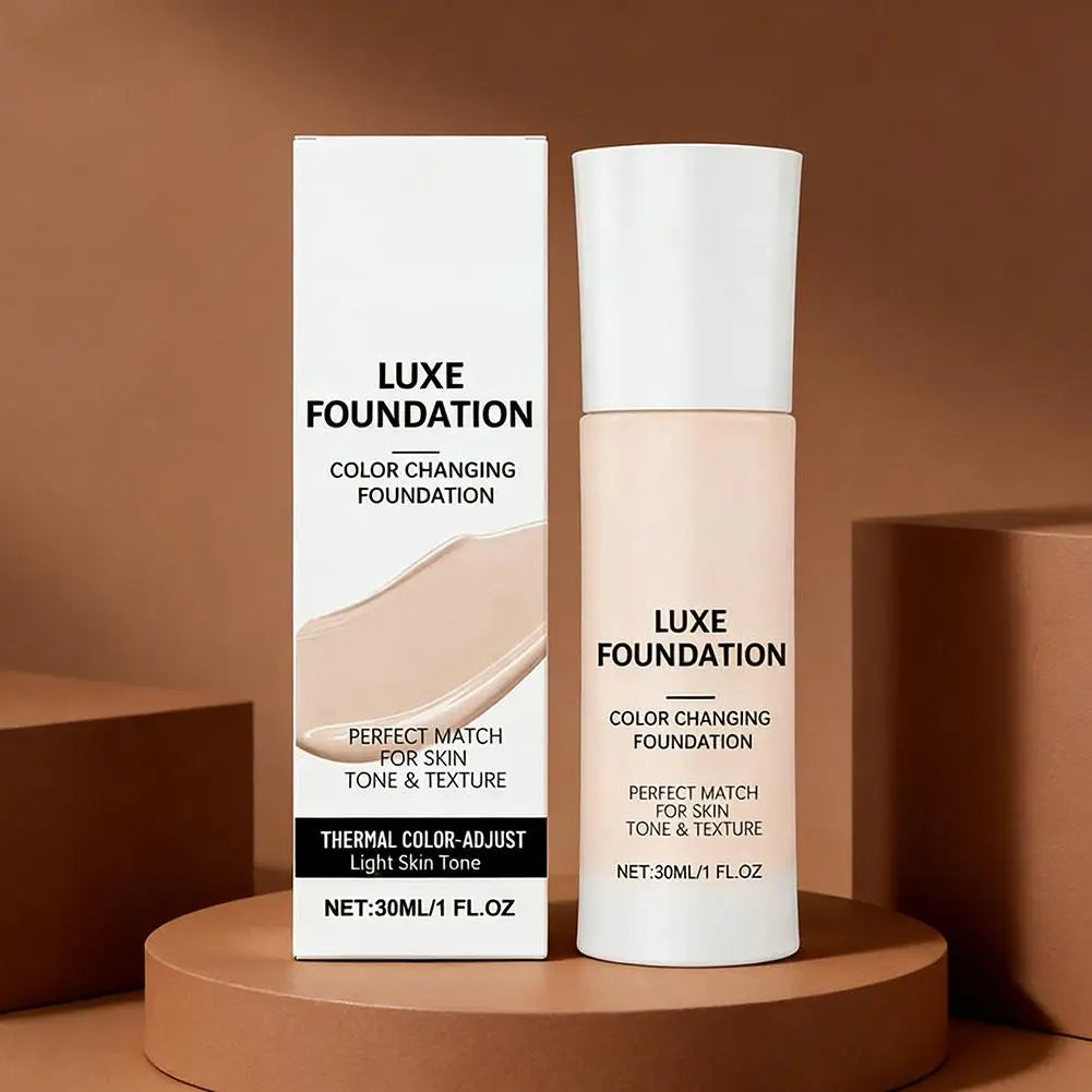 Tidesmit 24H long lasting color changing liquid foundation for intelligent color correction and waterproof finish